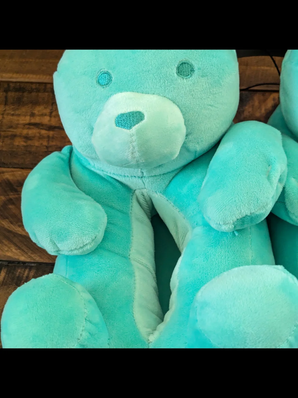 Way To Celebrate Kids Gummy Bear House Slippers Youth Size 13-1 Turquoise NWT